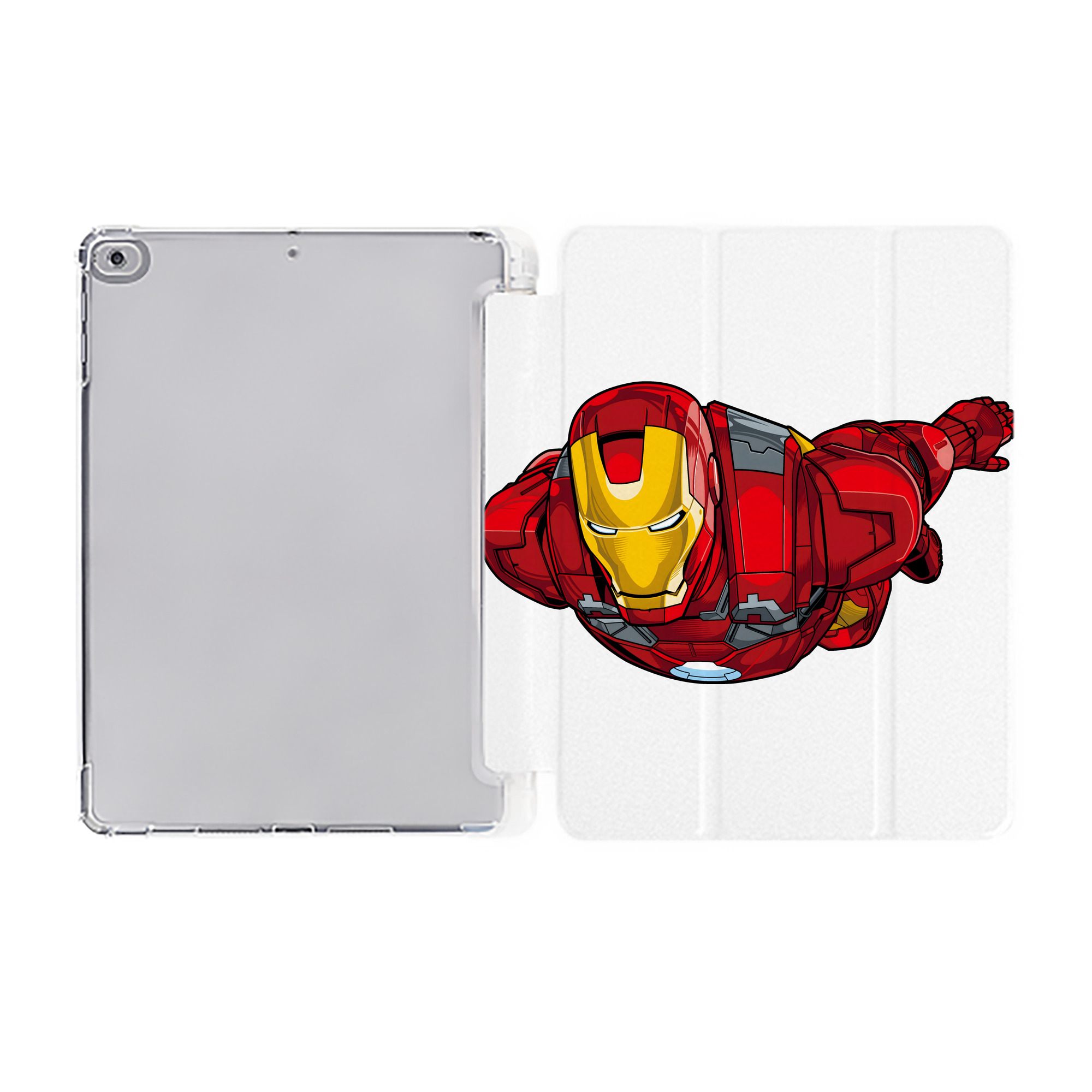 （画像用） アベンジャーズ The Avengers IPad ケース ペン収納付き 三つ折りスタンド PUレザー×シリコン 対応機種9.5/10.5/10.9インチ